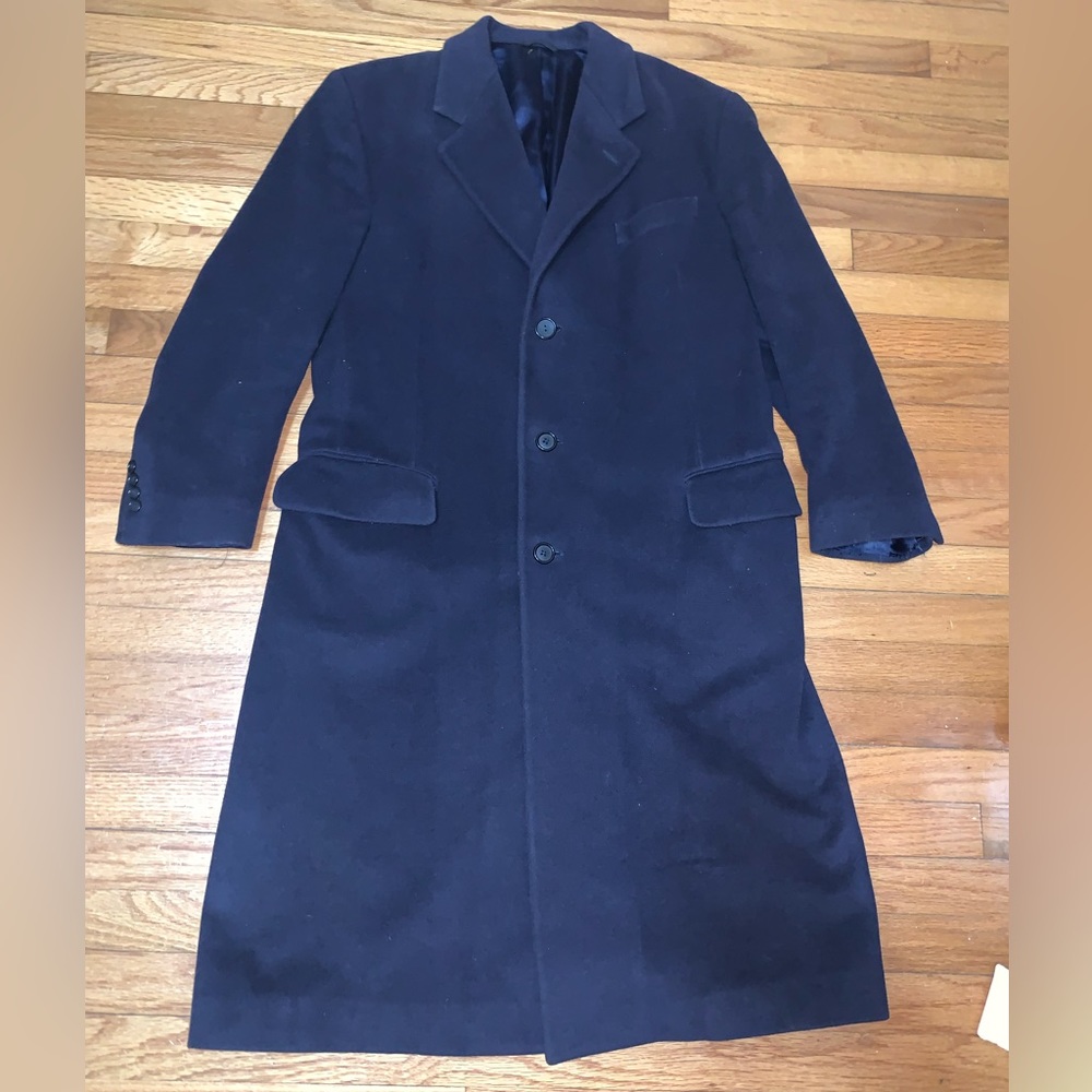 VTG POLO UNIVERSITY CLUB WOOL COAT BLUE MENS